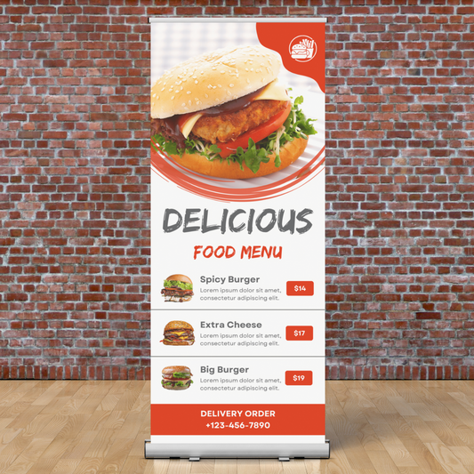 Custom Banner Standee (with Stand) | Roll-Up Standee, Retractable Banner & Banner Stands | Personalized Banner Standee | Wedding Banner, Birthday Banner, Party Banner