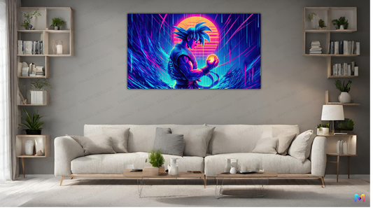 Maags Designs - Radiant Goku - Dragonball Z (Premium Acrylic Wall Poster)