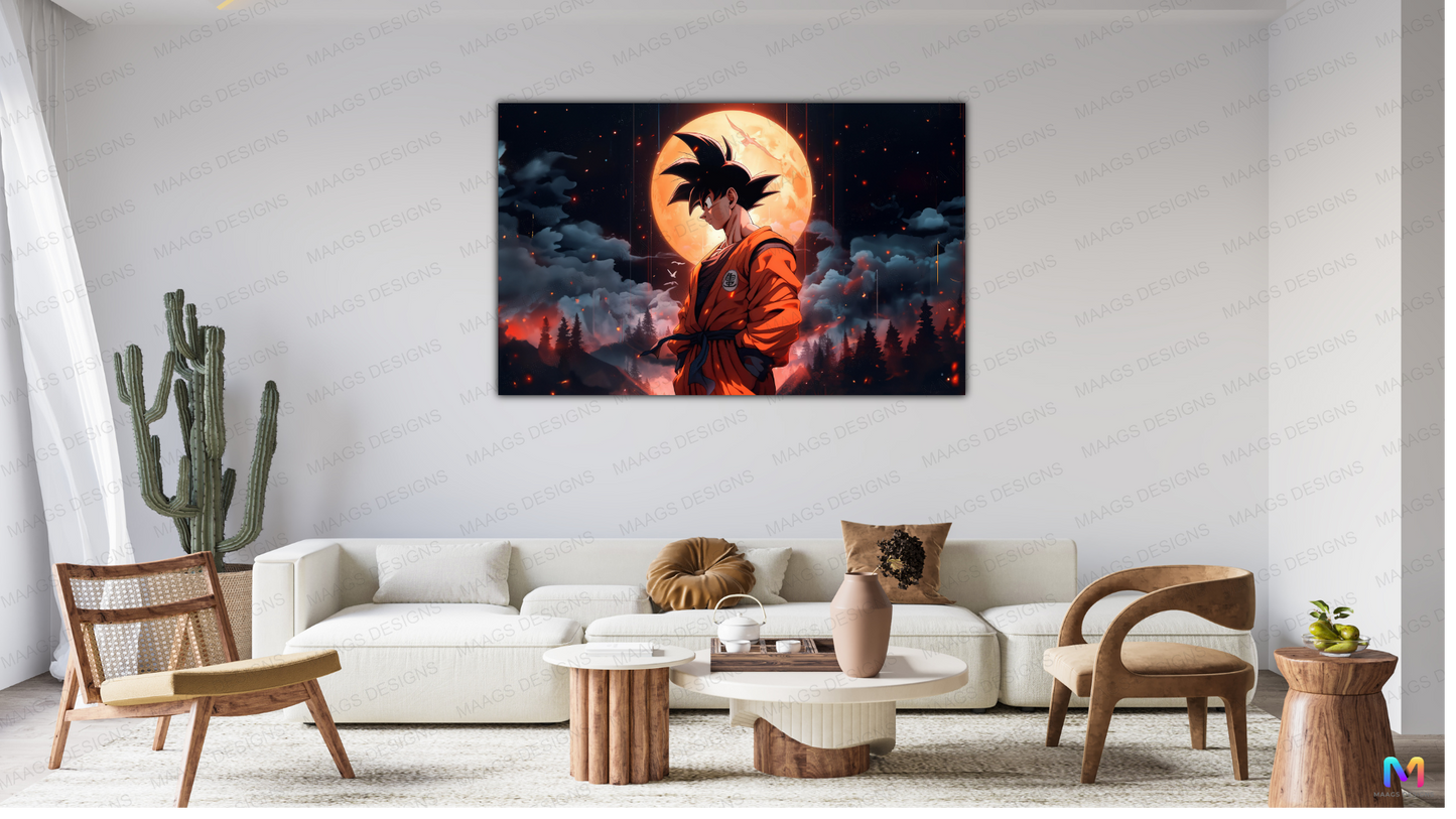 Goku - Ascension - Dragonball Z (Premium Acrylic Glass Wall Poster)