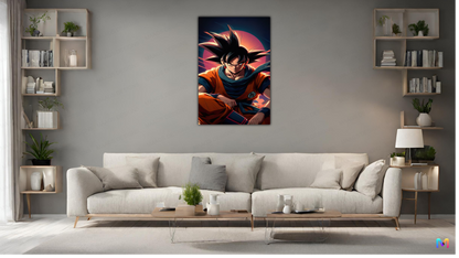 Goku - Sitting Down - Dragonball Z (Premium Acrylic Wall Poster)