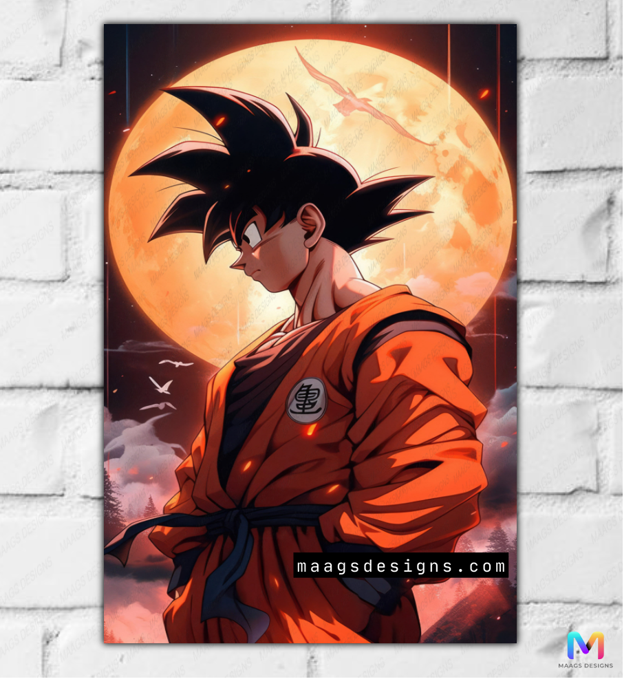Goku - Ascension - Dragonball Z (Premium Acrylic Glass Wall Poster)