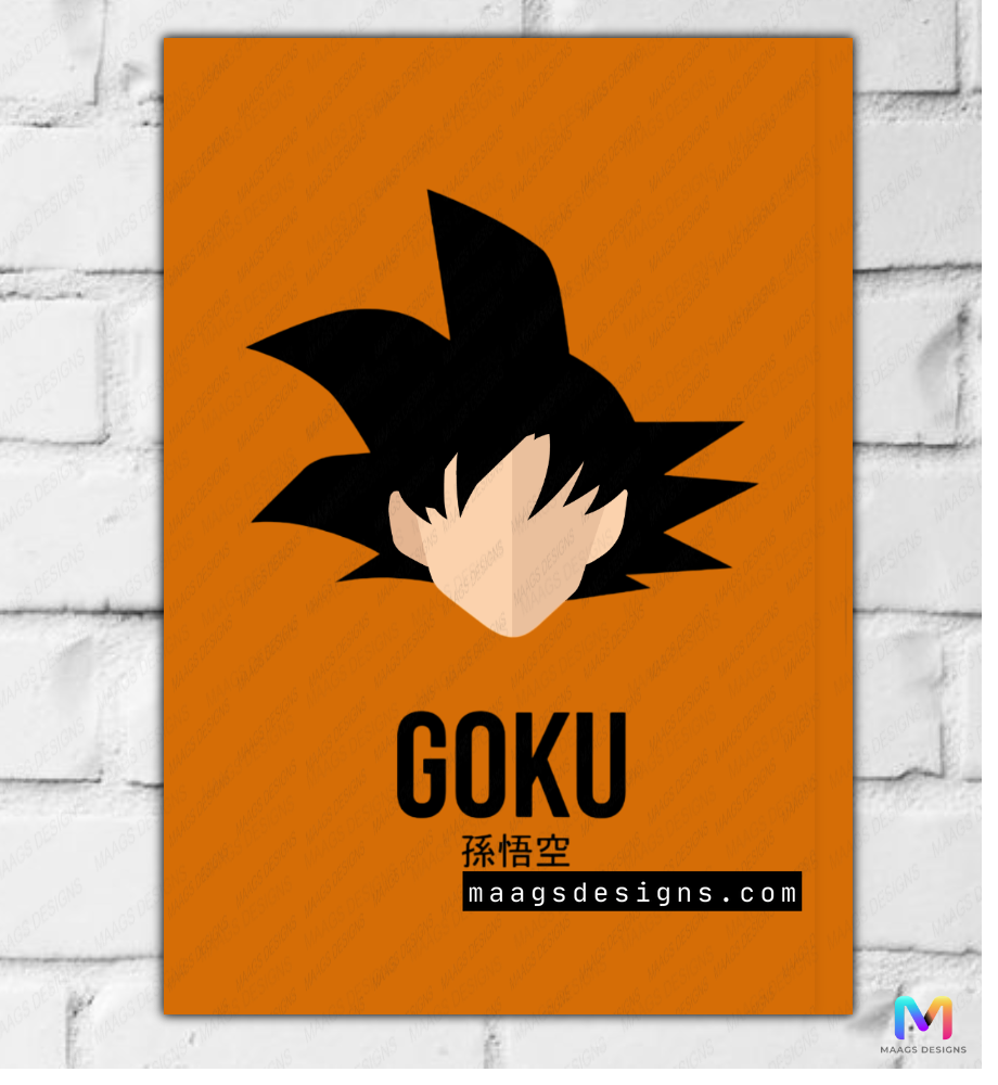 Maags Designs: Goku - Minimalist - Dragonball Z (Premium Acrylic Wall Poster)