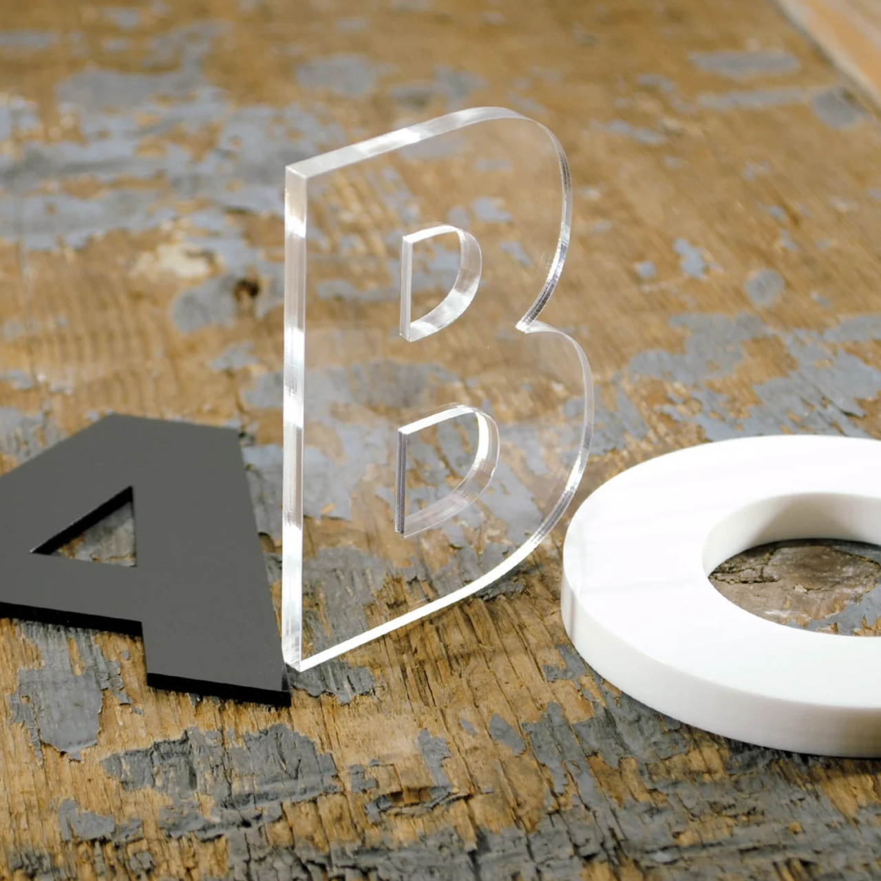 Custom Acrylic Letters in Clear, Transparent Acrylic Letters