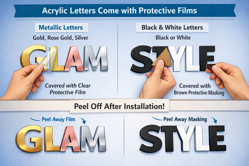 Peel the protective layer