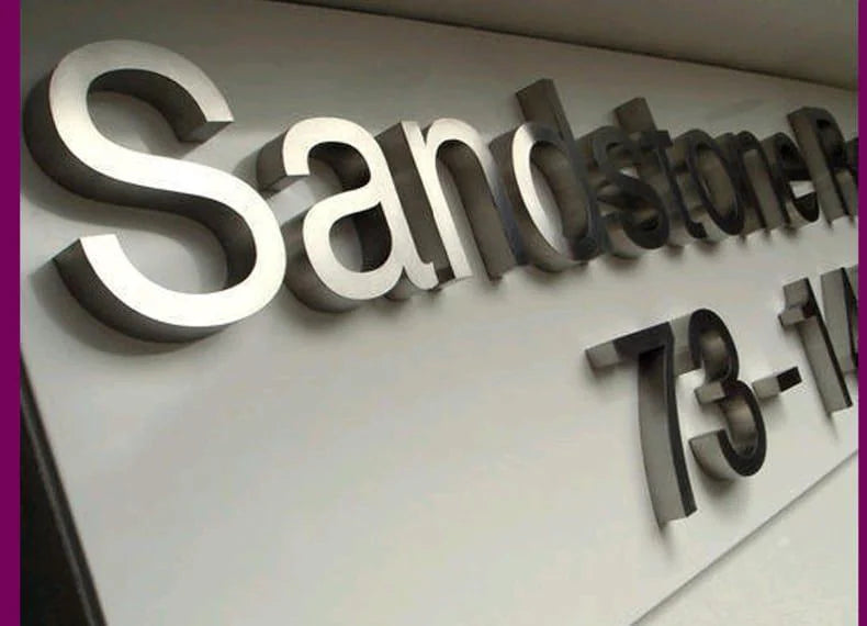 3D Stainless Steel Signage (Hoardings) for Office and Shops