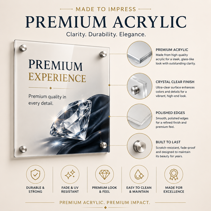 Premium Acrylic Wall Art Finish